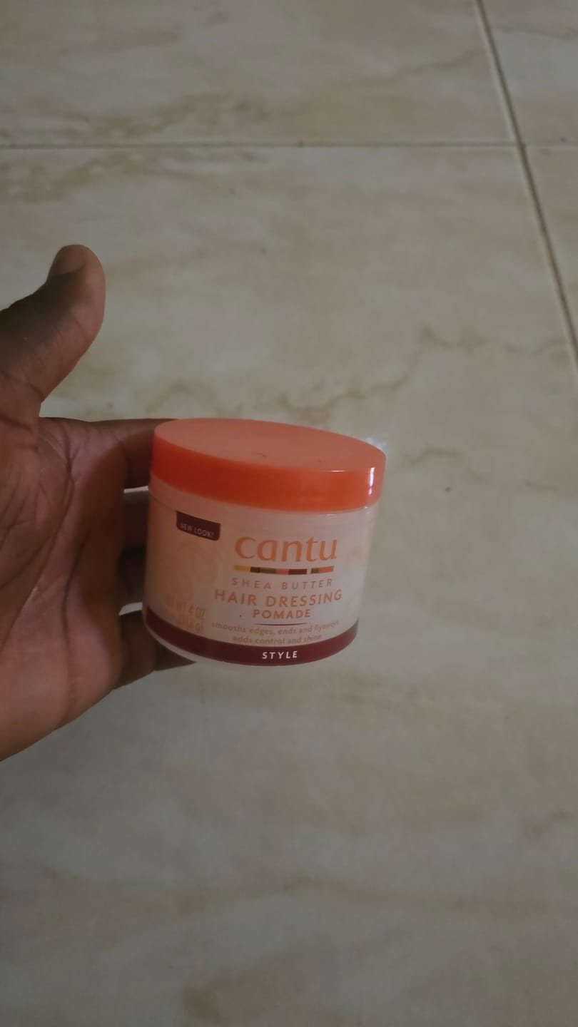 Customer photo review of Cantu Shea Butter Softening Hair Cream for Natural Hair – 113g