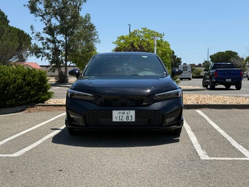 Customer photo review of Custom Japanese License Plate - Vanity & Magnetic Cover