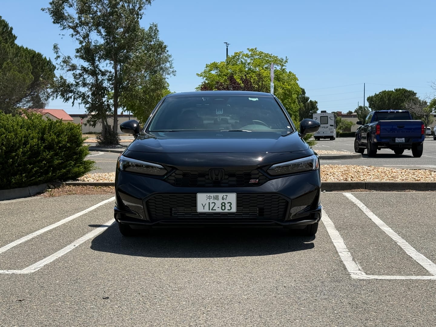 Customer photo review of Custom Japanese License Plate - Vanity & Magnetic Cover