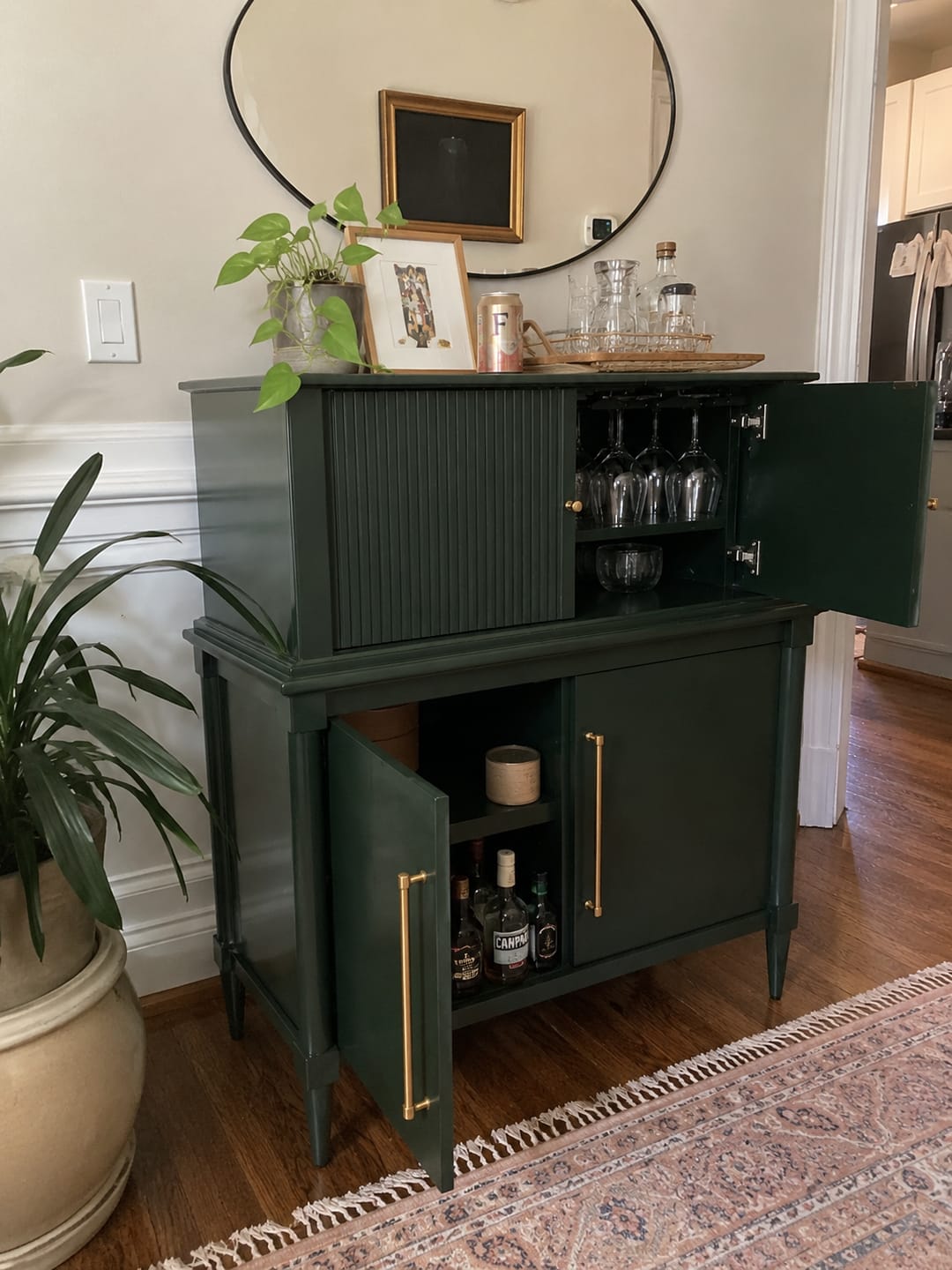Customer photo review of Heritage Bar Cabinet