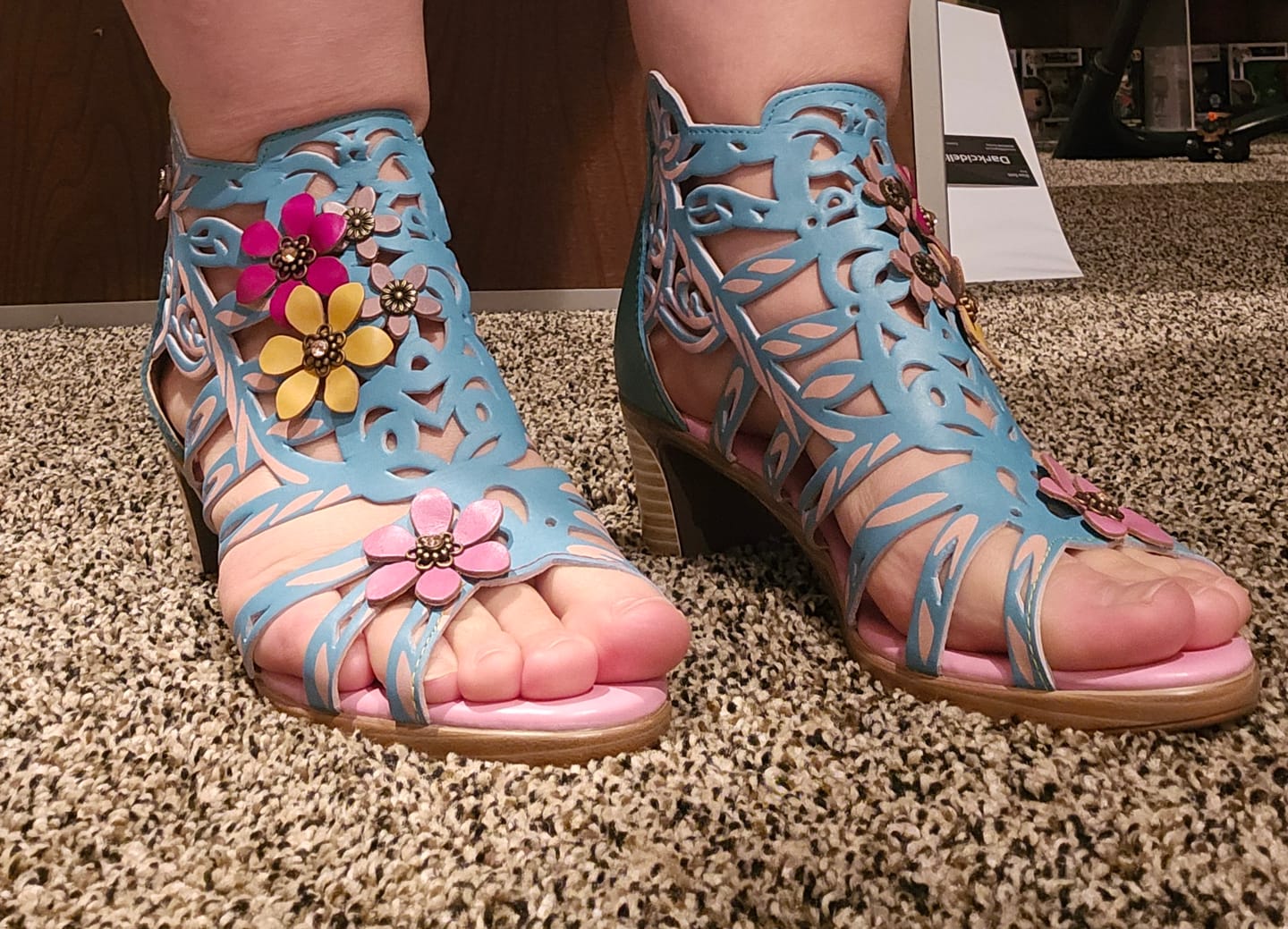 Customer photo review of Blooming Vine Romantic Cutout Sandals