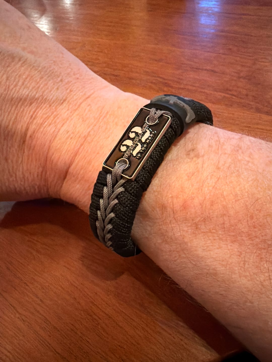 Customer photo review of 22 A Day - Paracord Bracelet