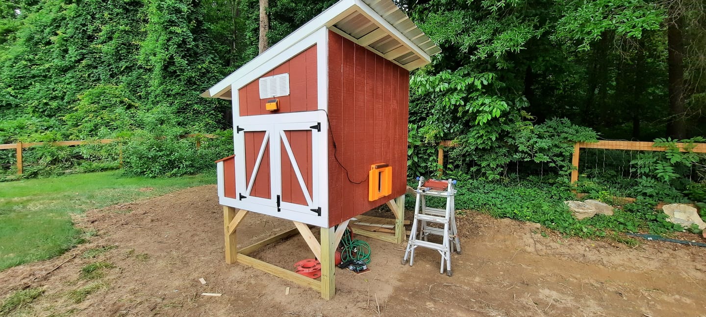 Customer photo review of Solar Automatic Chicken Coop Door