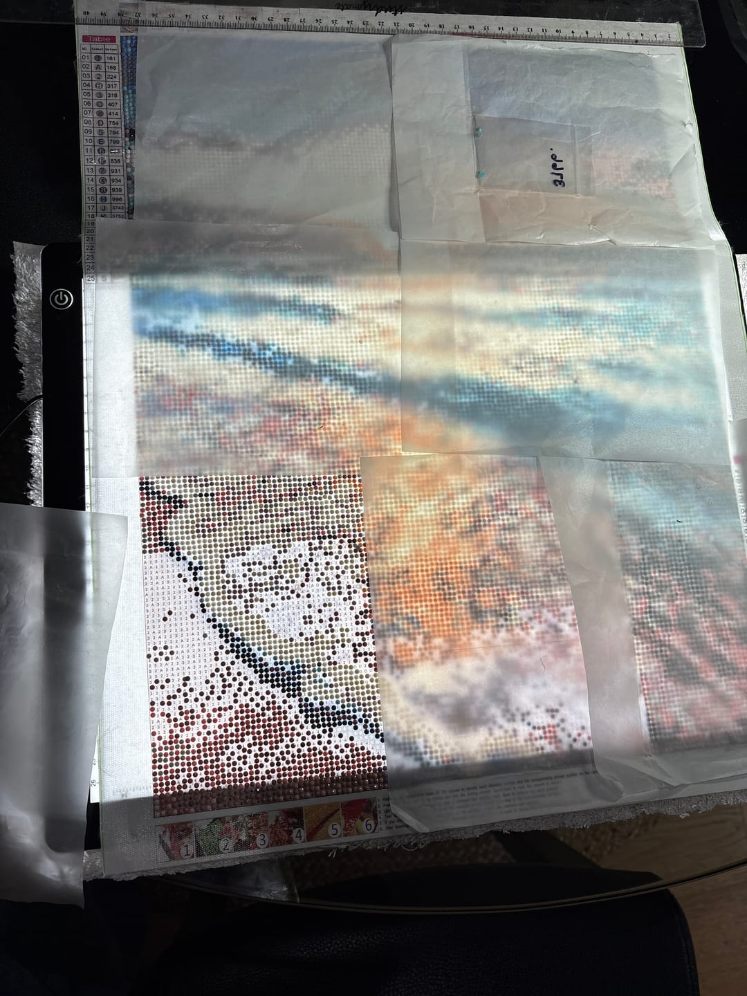 Customer photo review of 100pcs Butter Paper