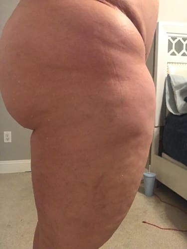Customer's own photo after using the oil