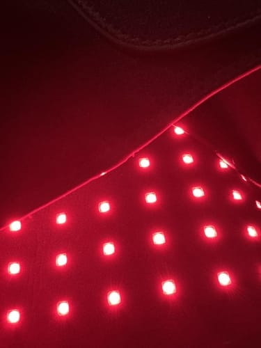 Customer photo review of Nicebeam Full Body Red Light Mat