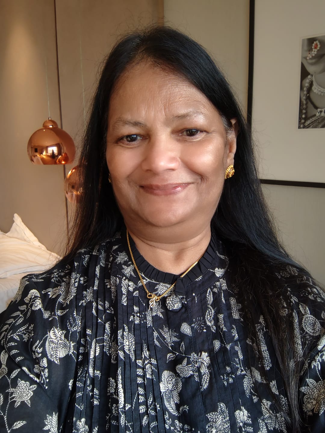 Customer photo review of Midnight Splendour Viscose Silk Kalidar Kurta