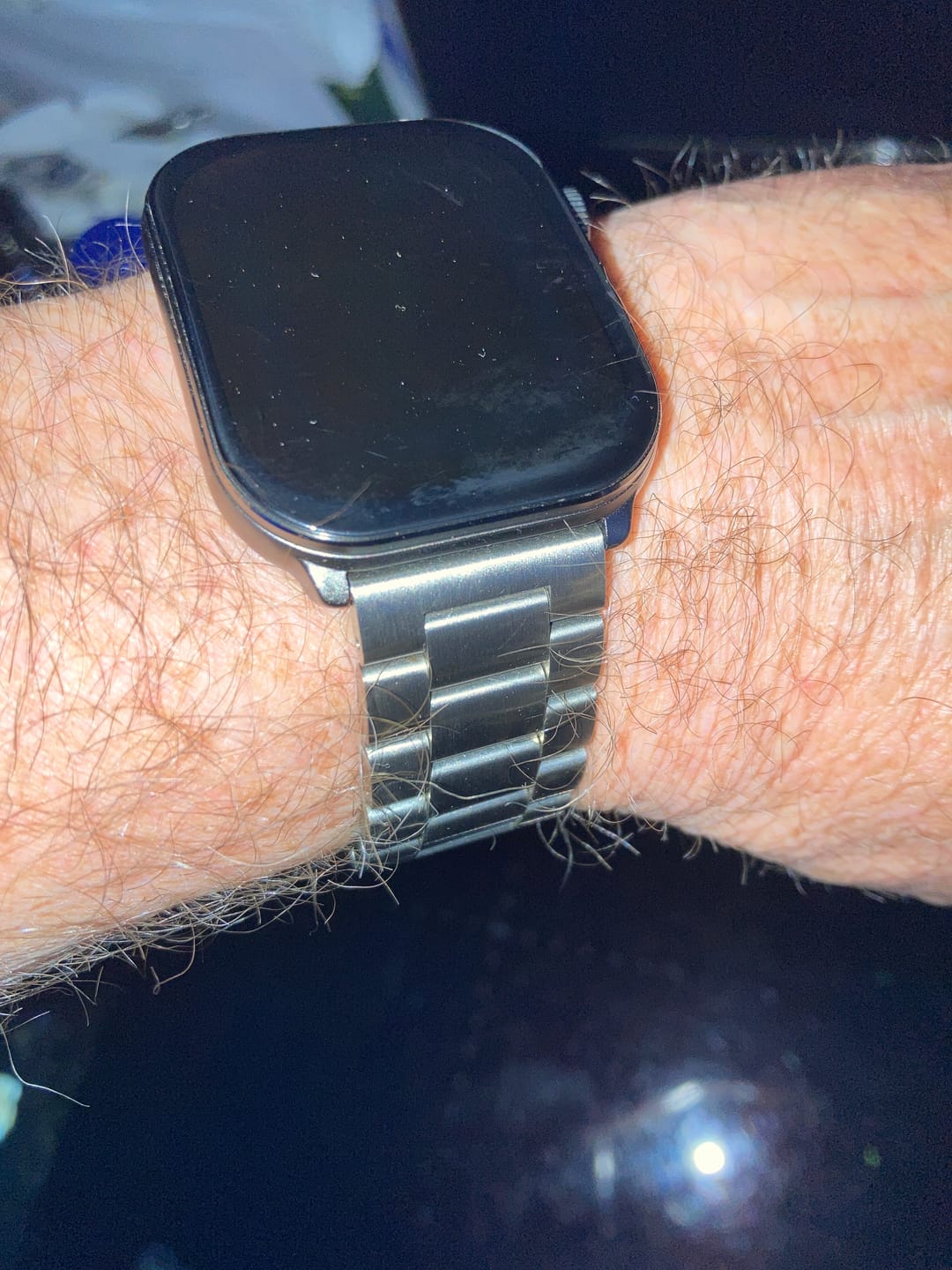 Customer photo review of Silver Steel Loop