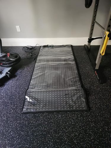 Customer photo review of Nicebeam Full Body Red Light Mat