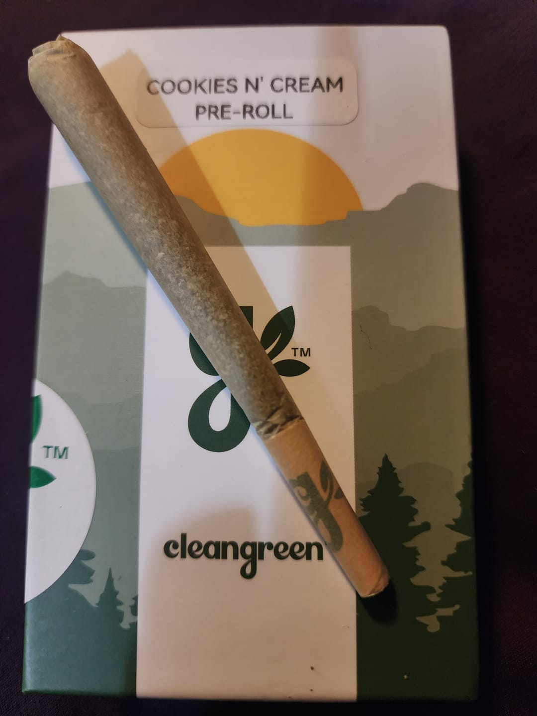 Customer photo review of Cookies N’ Cream Pre-Roll