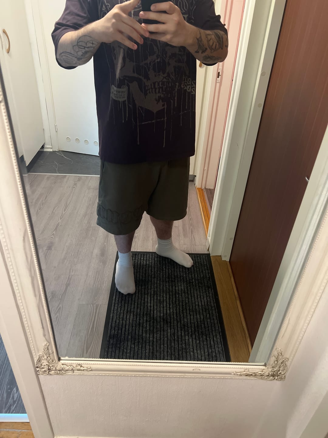 Customer photo review of 1027 - Patchwork Shorts