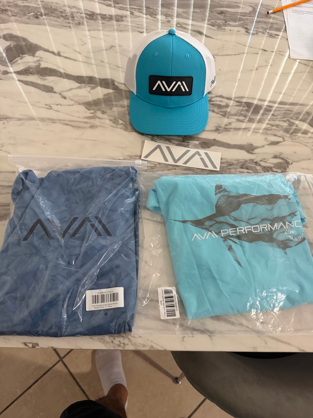 Customer photo review of Elite Hooded Long Sleeve Performance Shirt