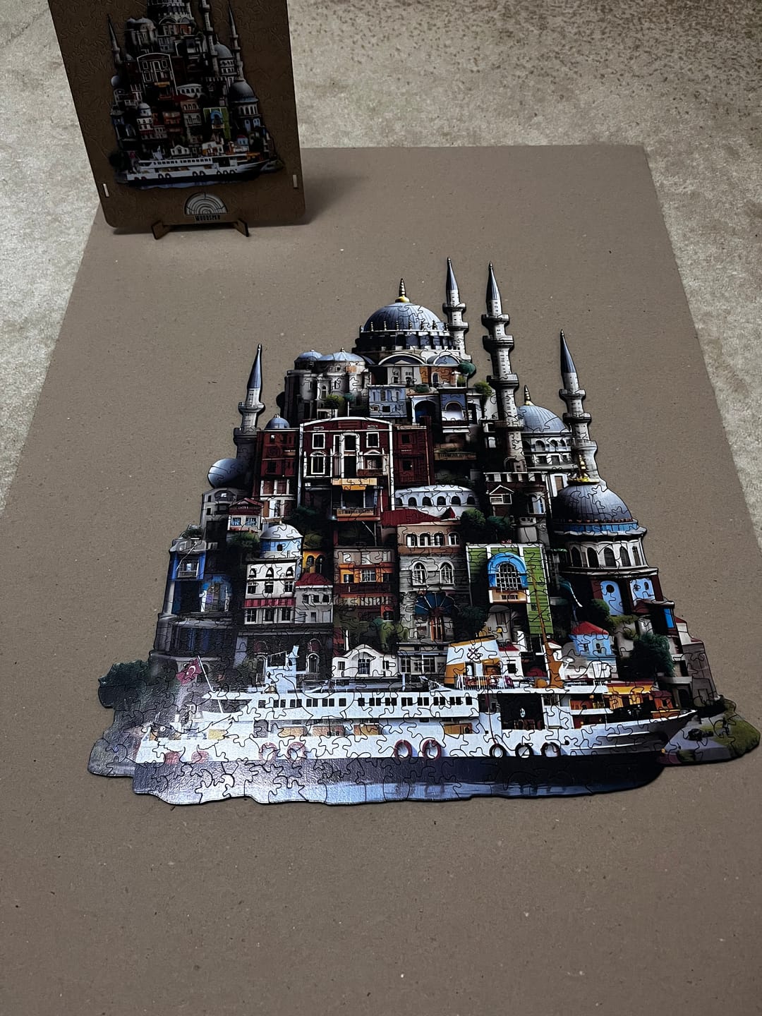Customer photo review of İstanbul360  - Ahşap Puzzle