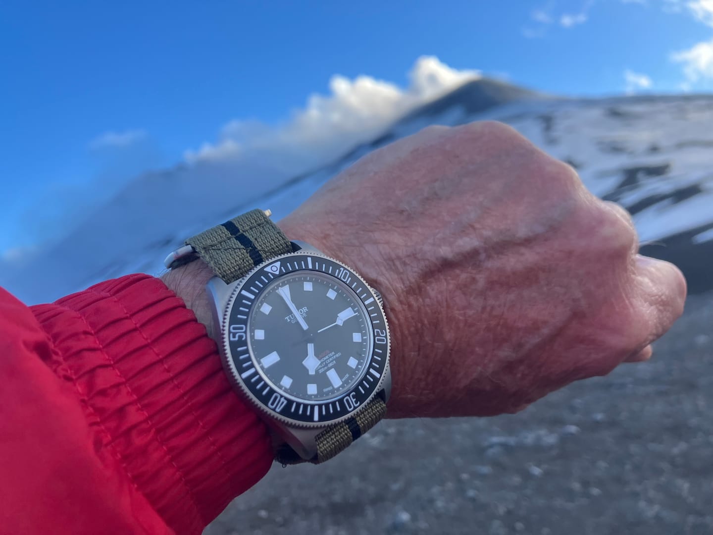 Customer photo review of Glomar Explorer - Hook & Loop Strap Striped