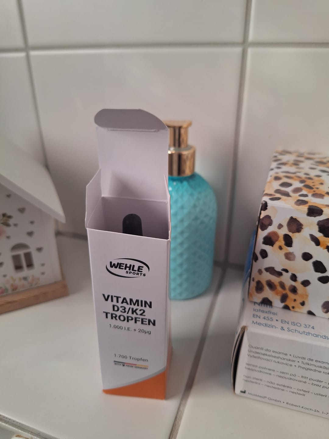 Customer photo review of Wehle Sports Vitamin D3 K2 Tropfen - 1700 Tropfen 50ml