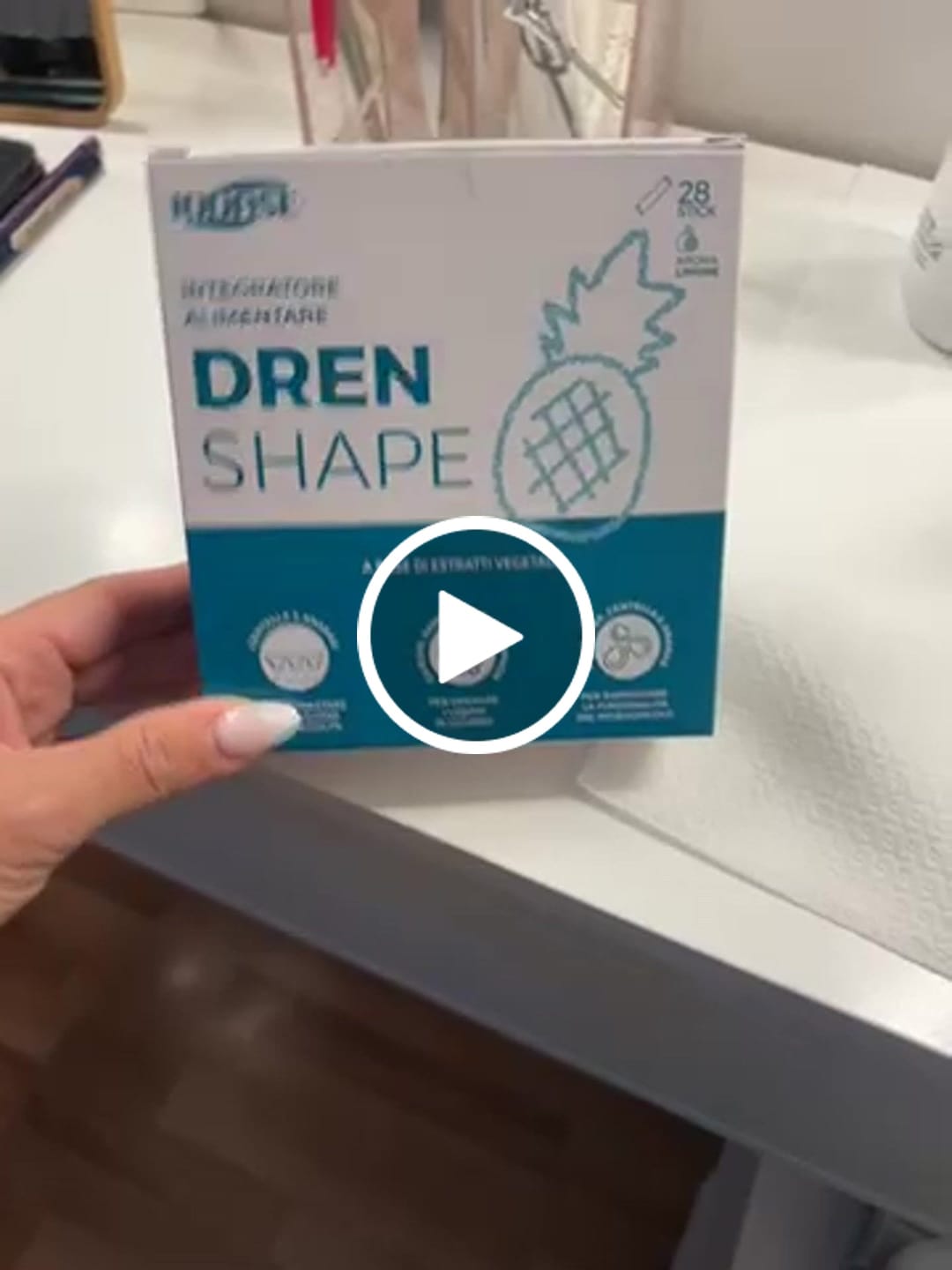 Customer video review of Drenante cellulite