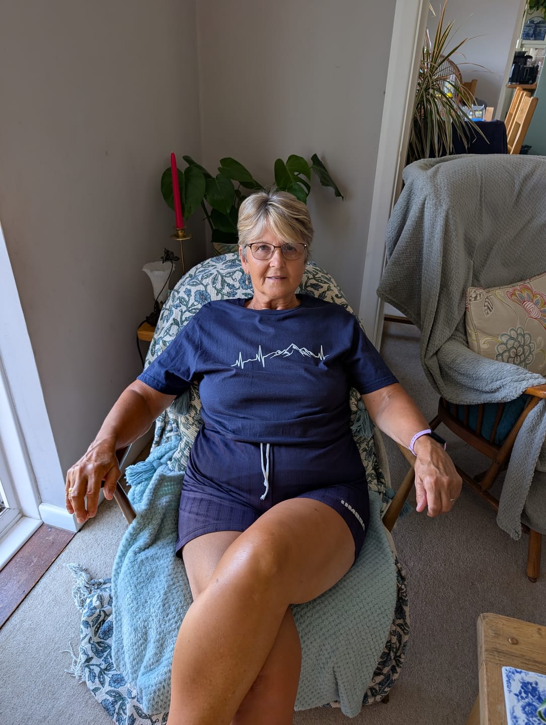 Customer photo review of Mountain Heartbeat T-Shirt