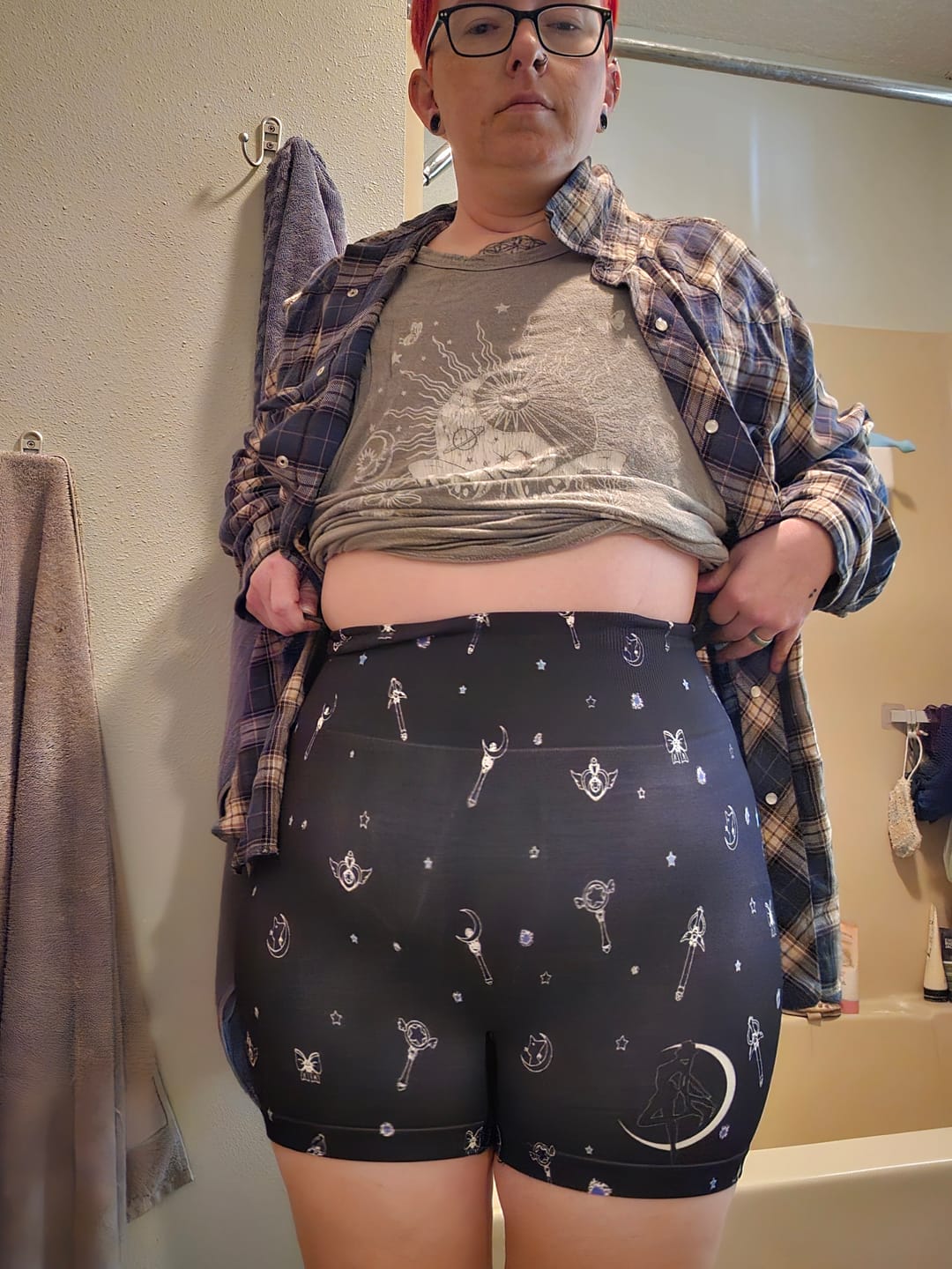 Customer photo review of Moon Seamless Shorts