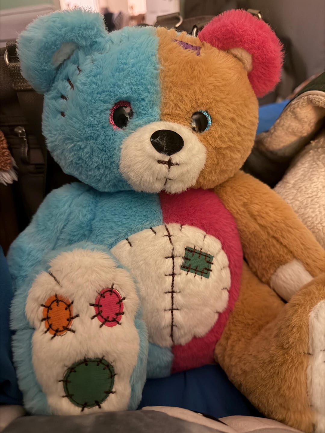 Customer photo review of WEIGHTED STUFFED Animal, 16" Plushie, Sensory Comfort Toy, Anxiety Calming Plushie, Emotional Support Pet, Cuddly, Gift