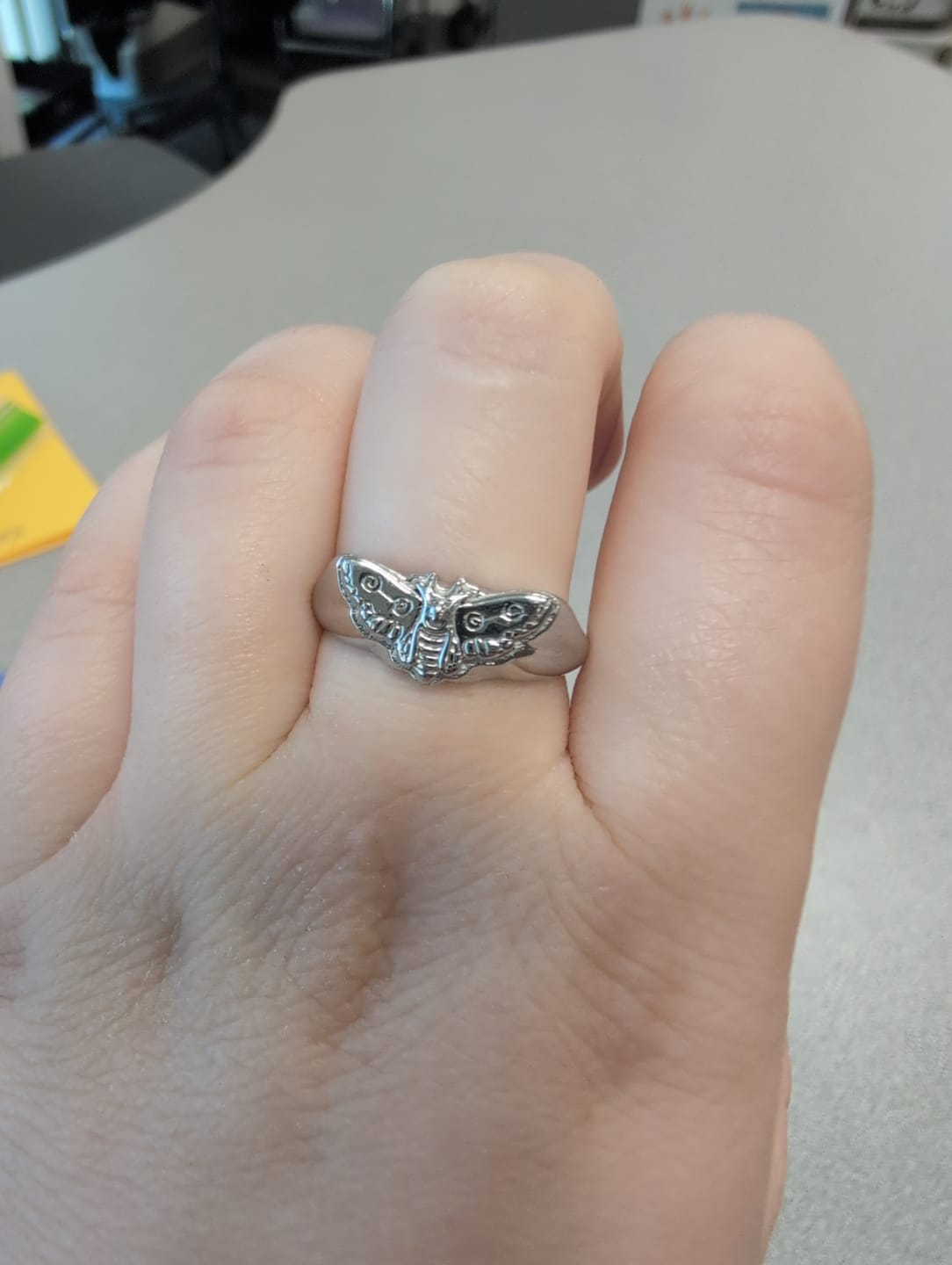 Customer photo review of MOTH RING