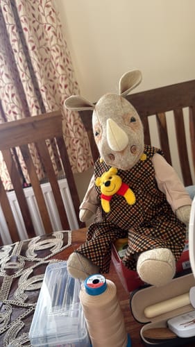 Customer photo review of Rhino Play Doll  PDF Pattern and Video Tutorial