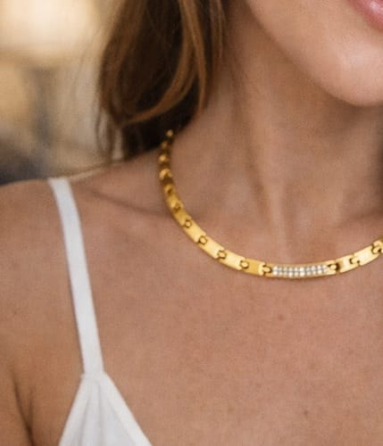 Customer photo review of Luxus GOLD Halskette für die Gesundheit – Für dein tägliches Wohlbefinden