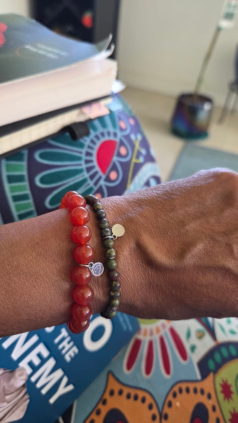 Customer photo review of Carnelian Bracelet