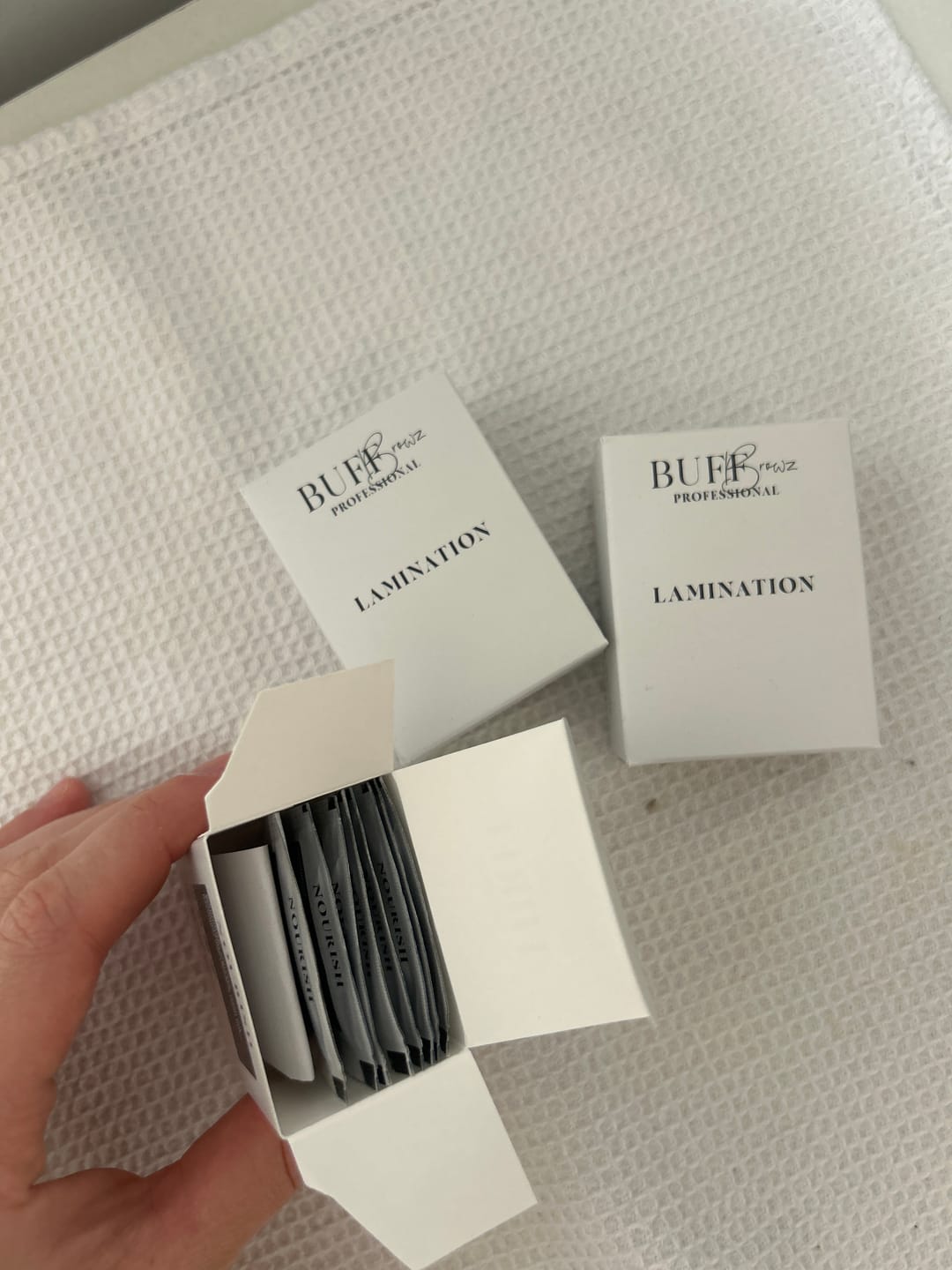 Customer photo review of TGA Brow Lamination Kit - Step 1 - 10 Sachets