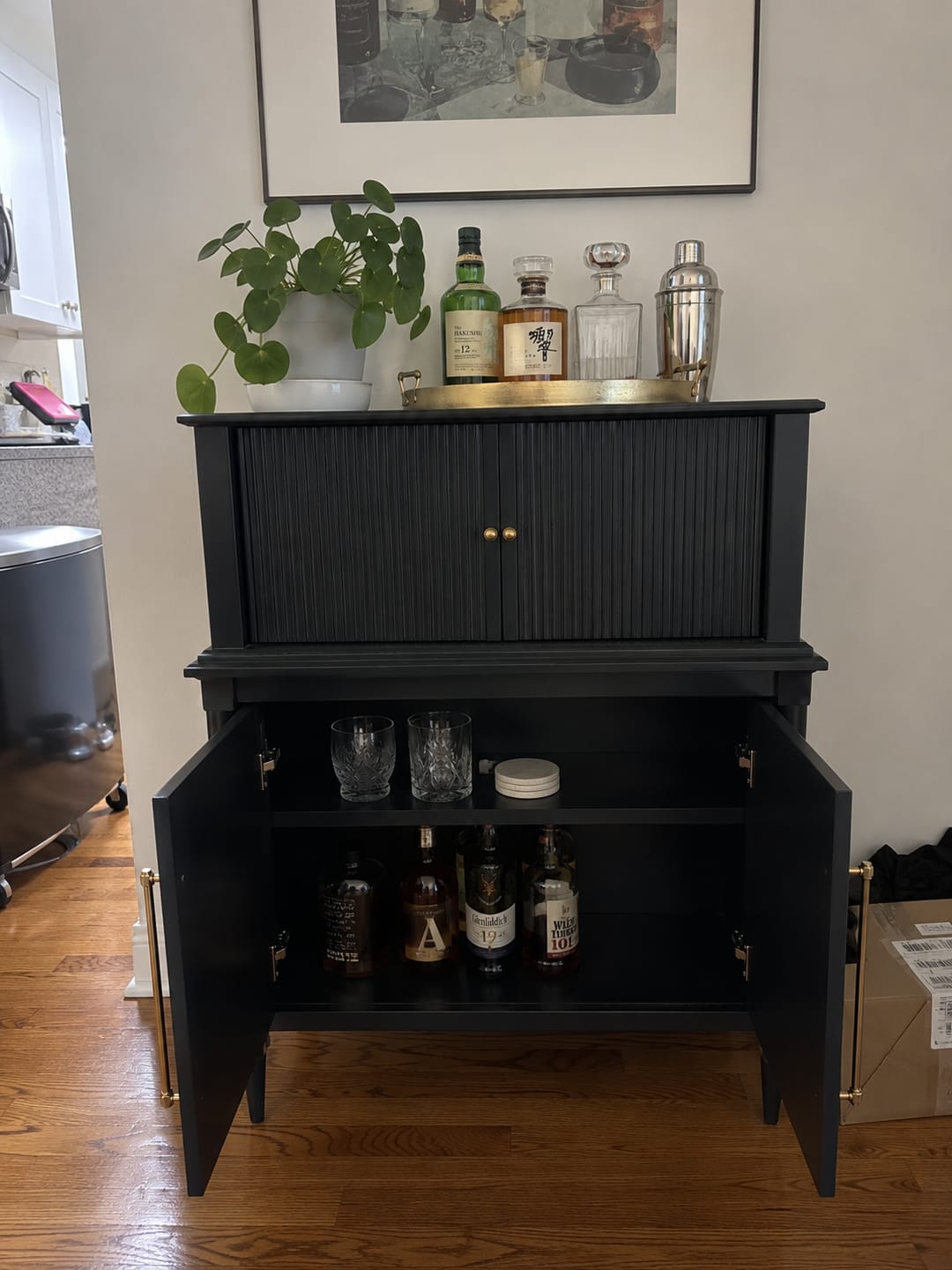 Customer photo review of Heritage Bar Cabinet