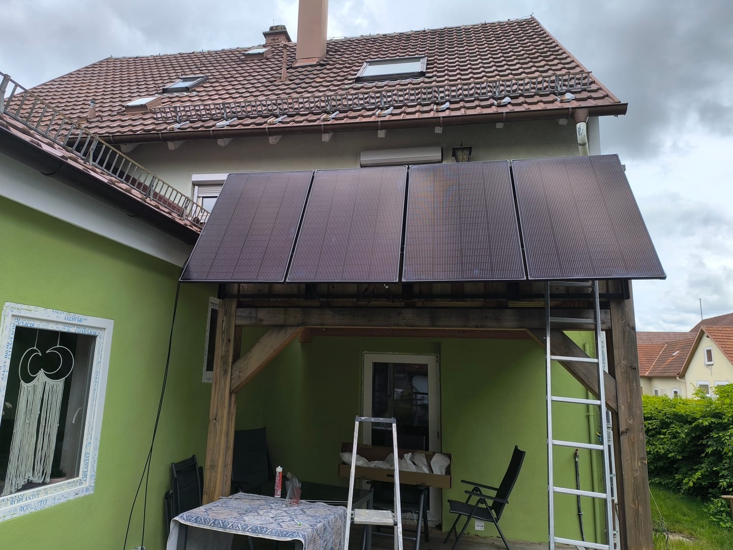 Customer photo review of Ray Solarmodul 200W Komplett Schwarz