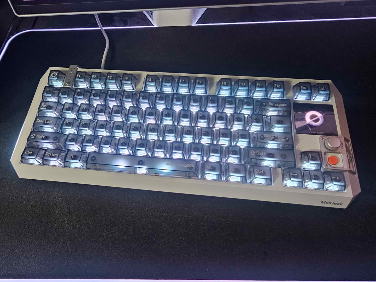 Customer photo review of Centauri60/80 Hall Effect Gaming Keyboard