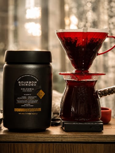 Customer photo review of Café Bourbon Chiroso, Colombia - 250g Grano Entero