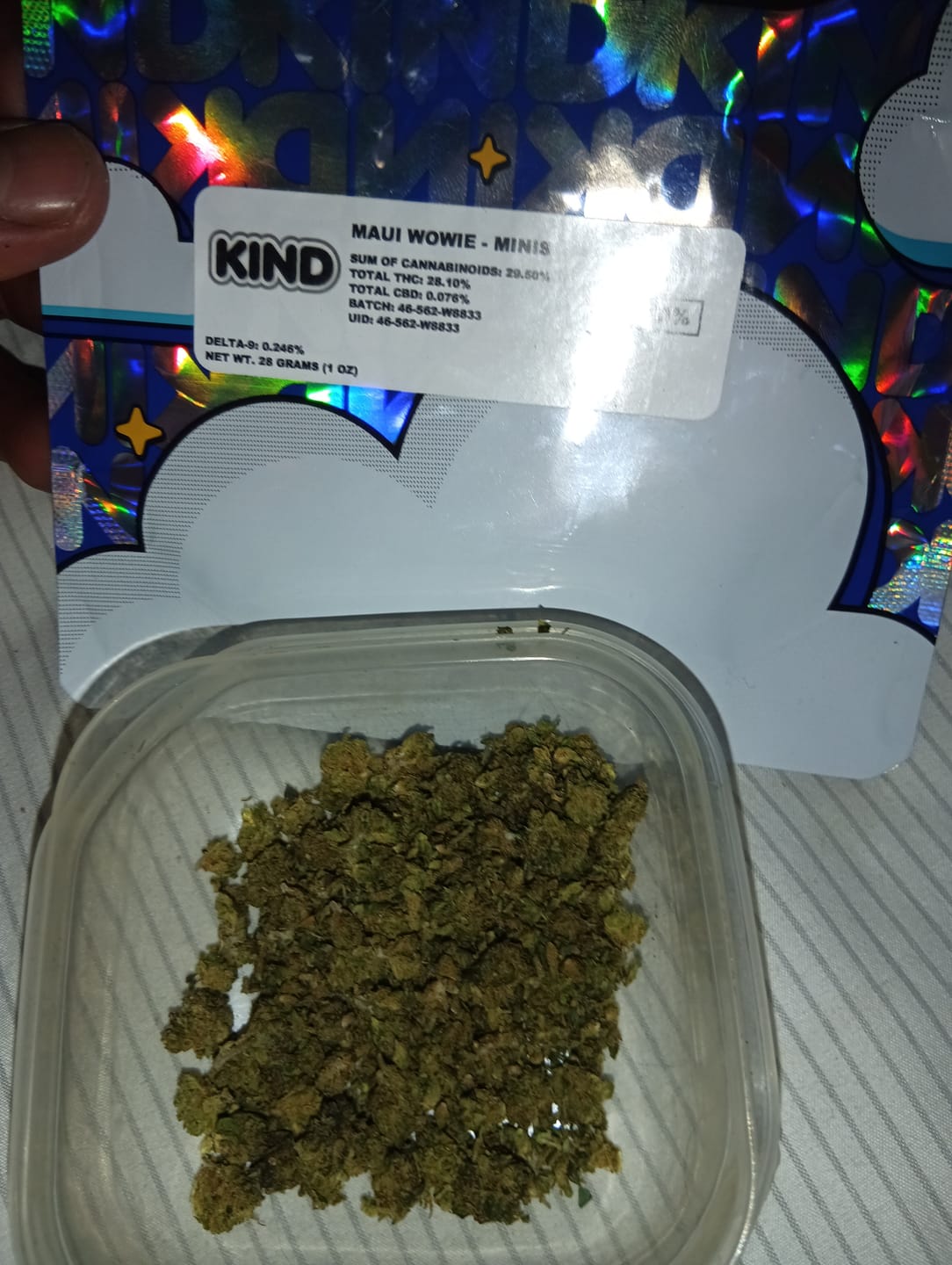 Customer photo review of Maui Wowie - Minis - 28 Grams - Sativa