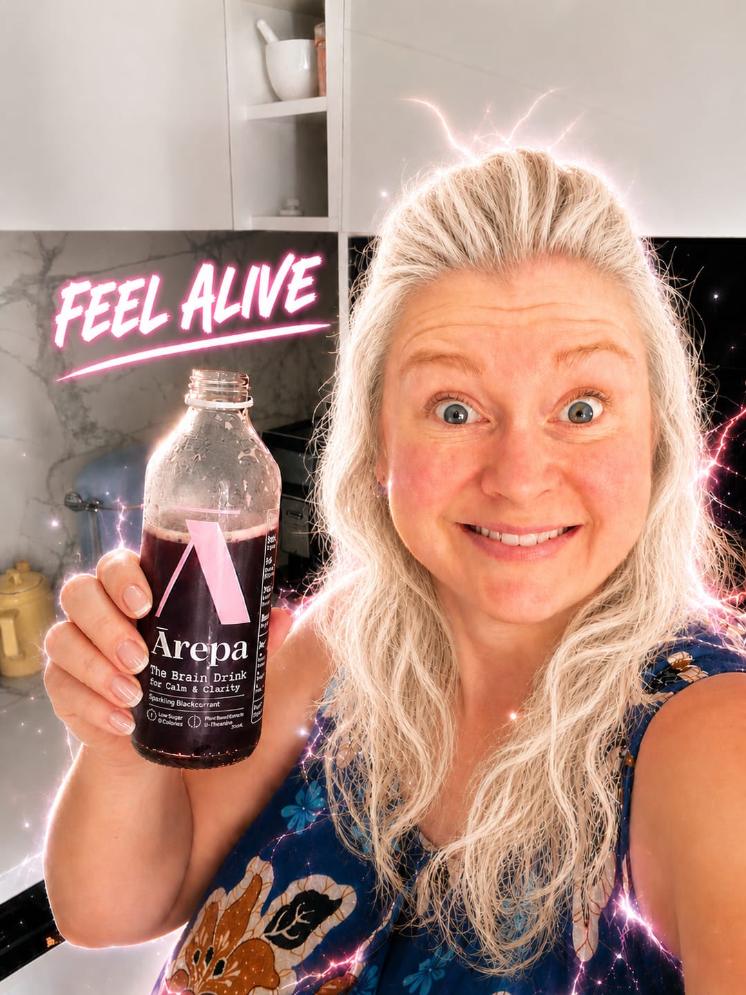 Customer photo review of The Brain Drink for Calm & Clarity (300ml)⁺