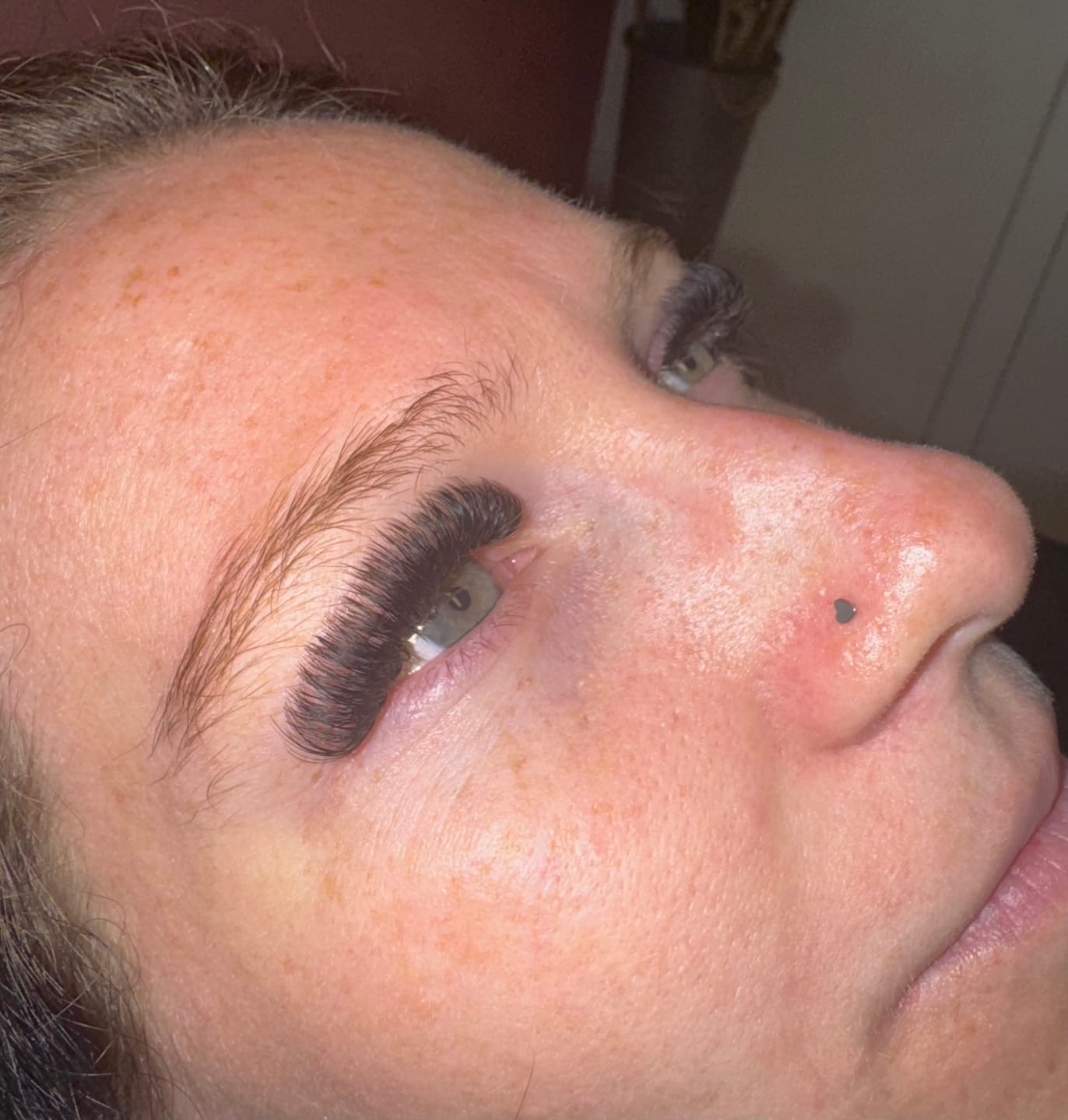 Customer photo review of Brown Color Lash 0.03/0.05mm