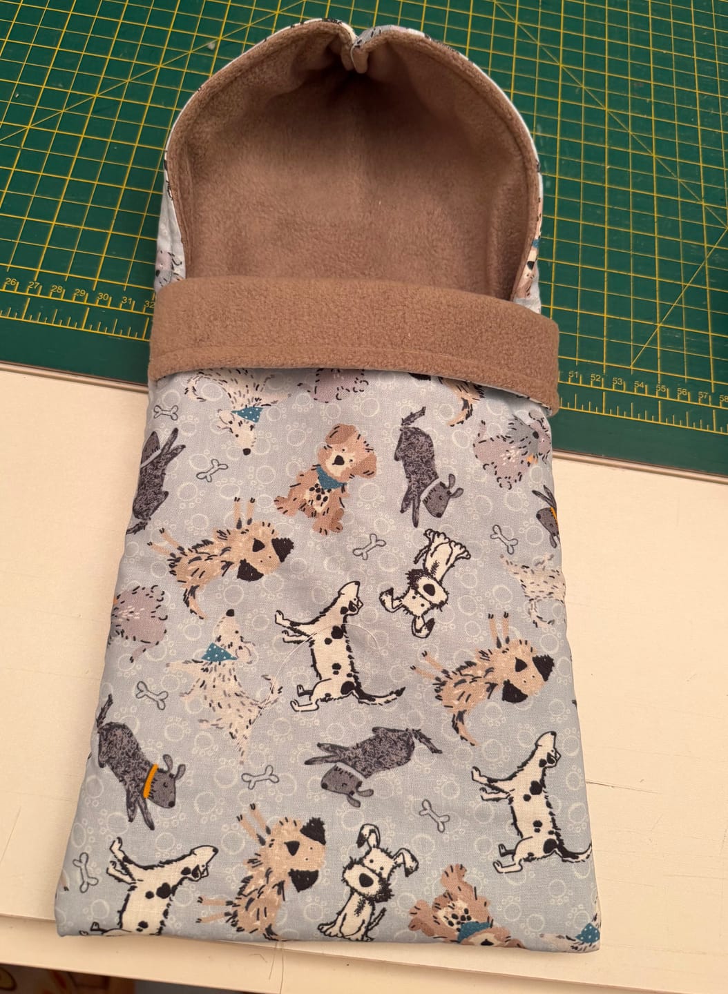 Customer photo review of Special Offer #2 - Plain Polar Fleece Fabric - 2 metre Pre-cut
