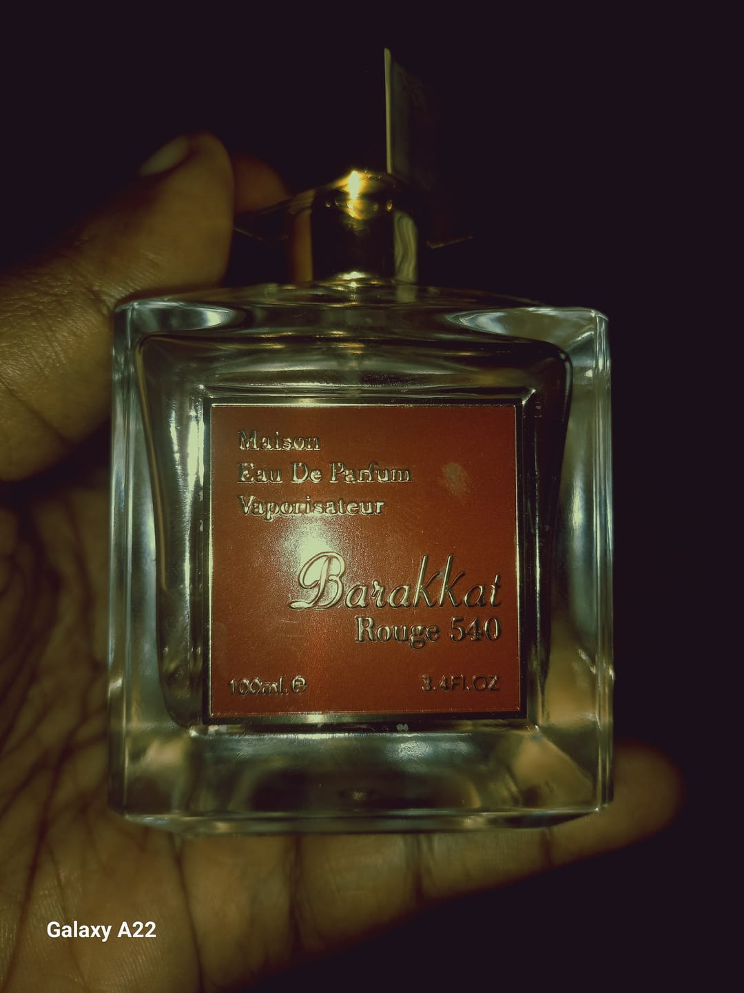 Customer photo review of Barakkat Rouge 540 Eau De Parfum 100ml - Fragrance World