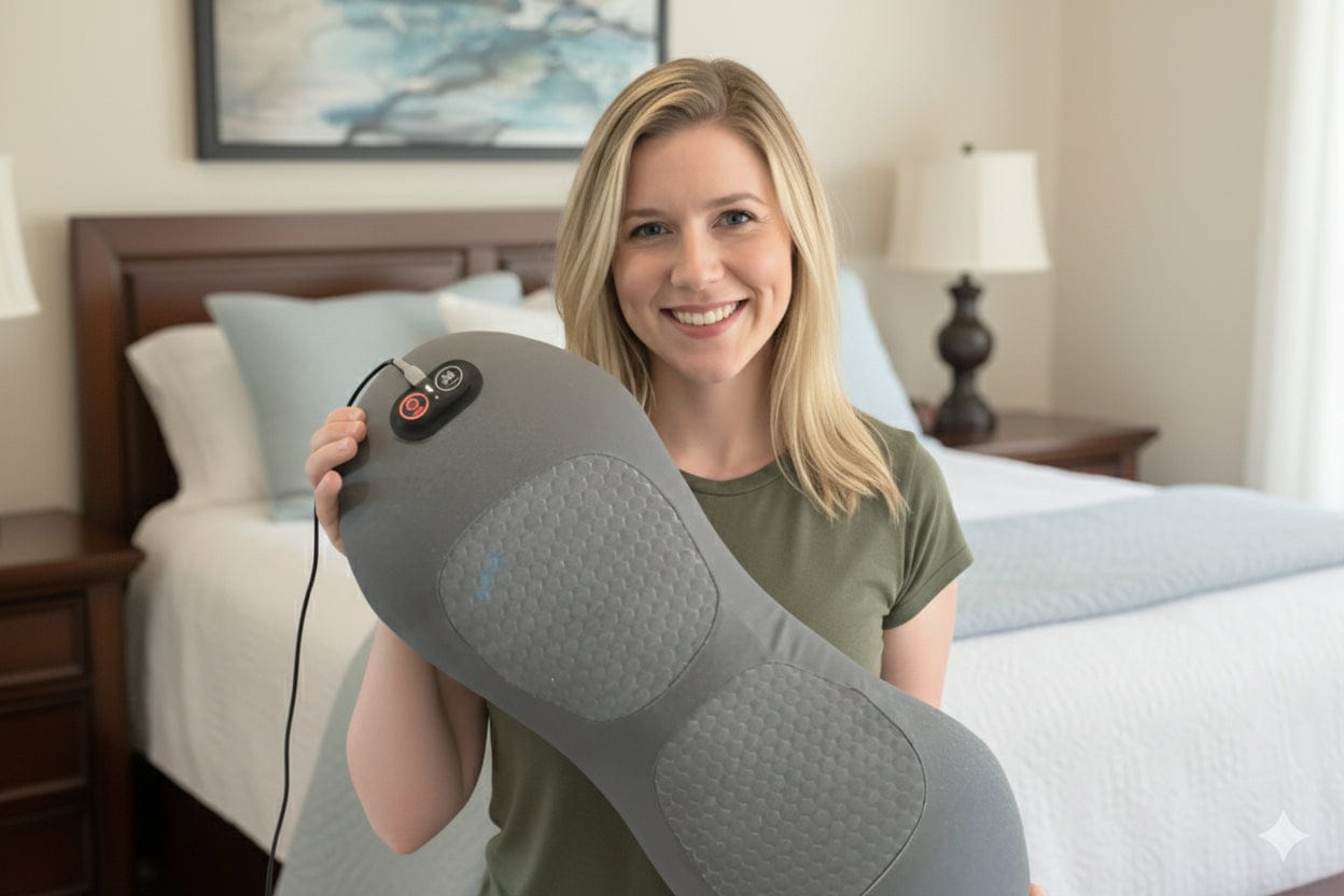 Customer photo review of ORTHEVIA OrthoVital™ Pro 3-in-1 Back Massager