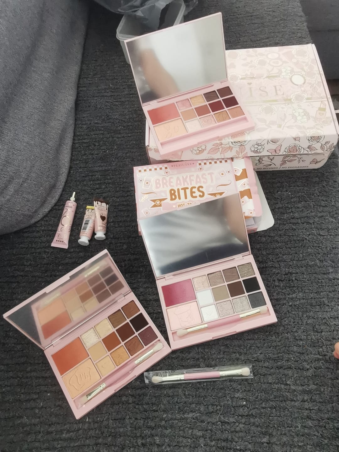 Customer photo review of Breakfast Bites Makeup Palette