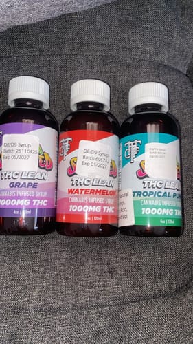 Customer photo review of THC Syrup - Grape