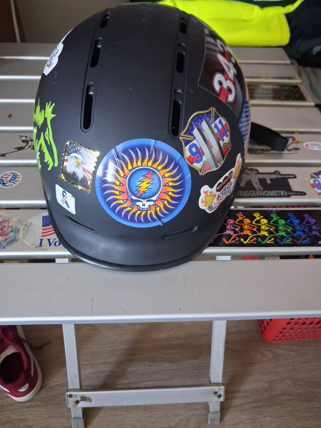 Customer photo review of Grateful Dead SYF Sun Sticker