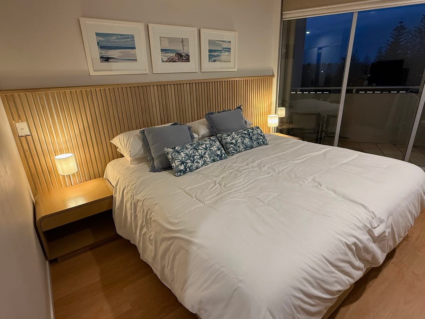 Customer photo review of Natural Oak | Acoustic Panel (White Felt)