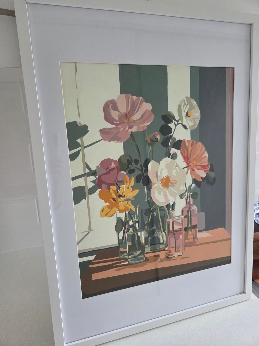 Customer photo review of Beauty in glass | Paint by Number