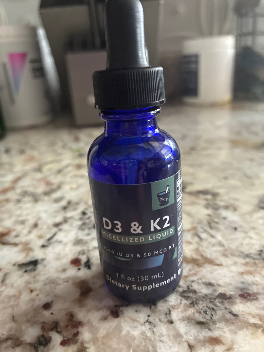 Customer photo review of D3 & K2 Micellized Liquid