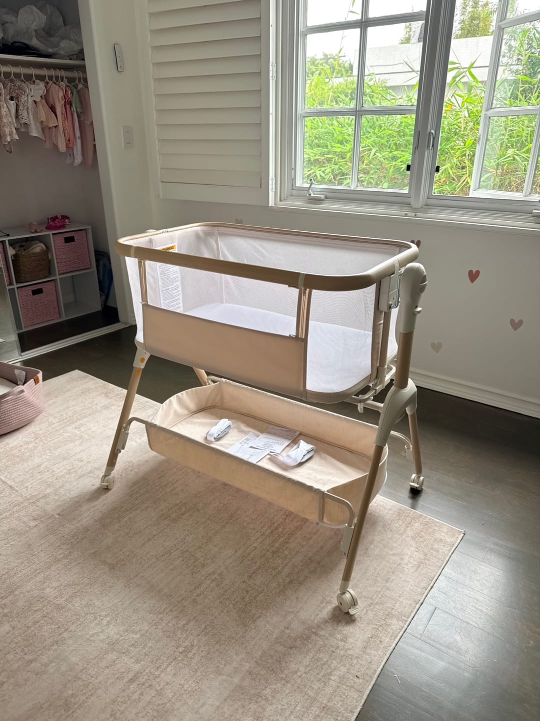 Customer photo review of HARPPA Cuddly Signature | 3-in-1 Rocking Baby Bassinet & Bedside Sleeper with Mattress + Cover (No Sheet)