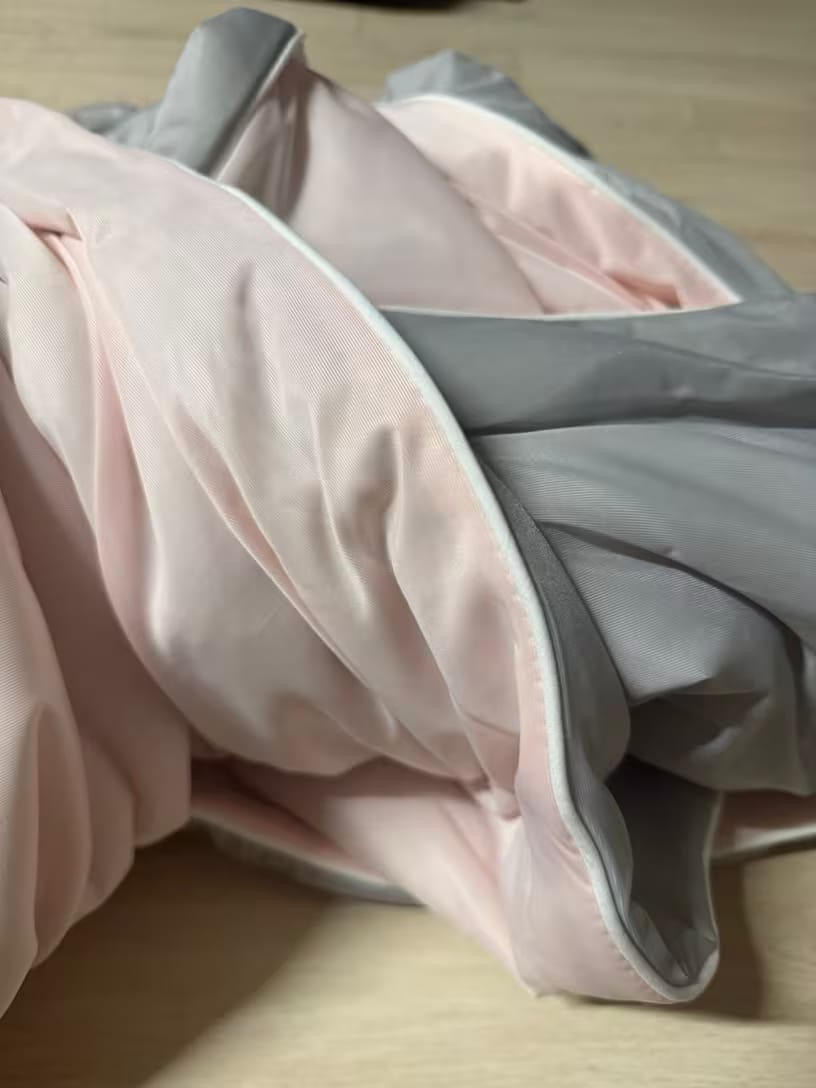 Customer photo review of Ice Silk Cooling Summer Blanket – Twin & Queen Sizes