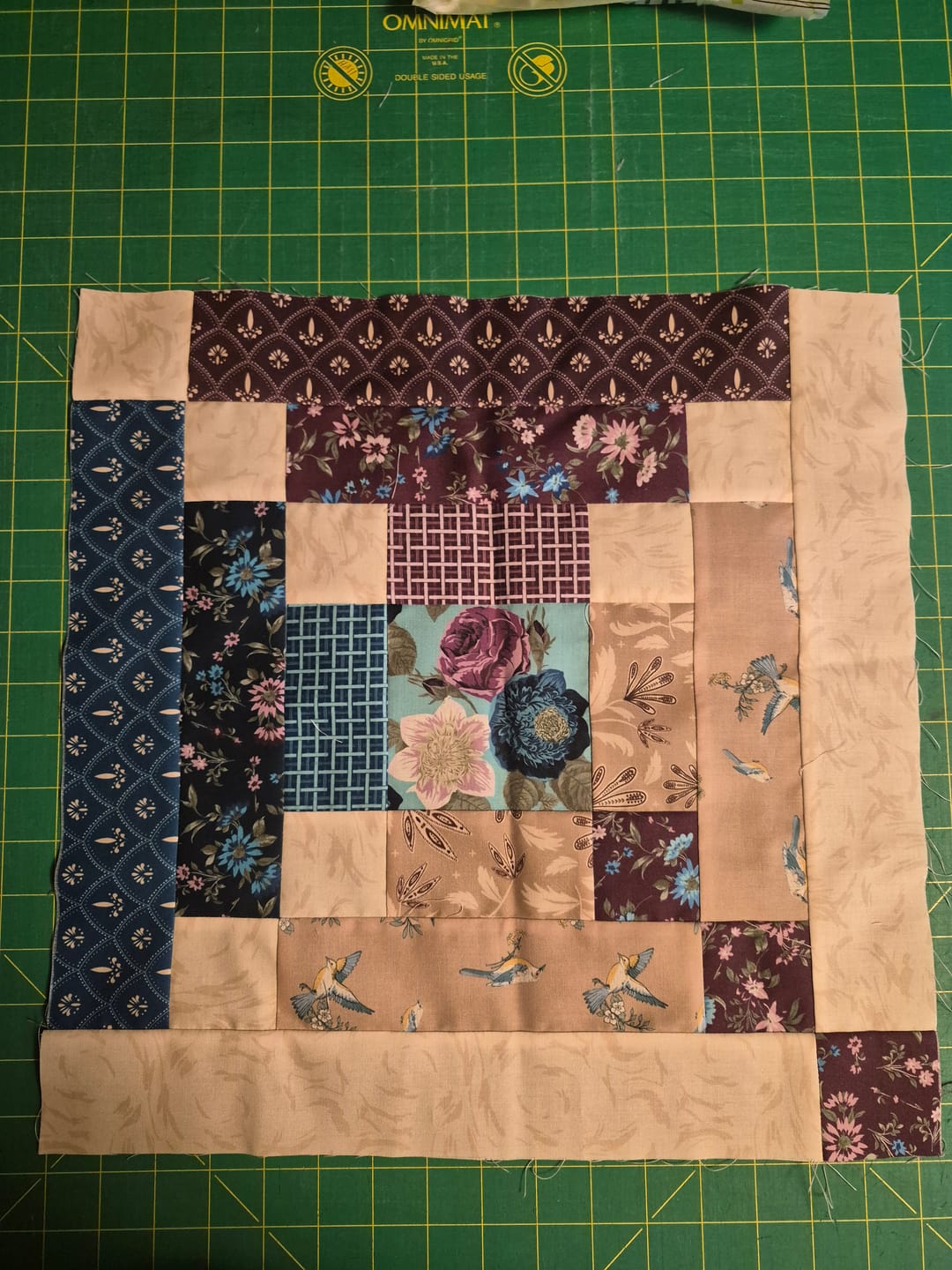 Customer photo review of Block Of The Month - Velvet Cascade (108.5" x 108.5")