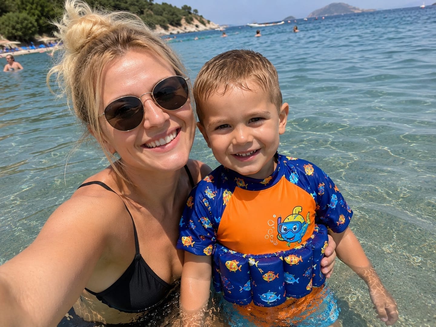 Customer photo review of Yüzmeyi Öğreten Çocuk Mayosu | Batmaz Mayo