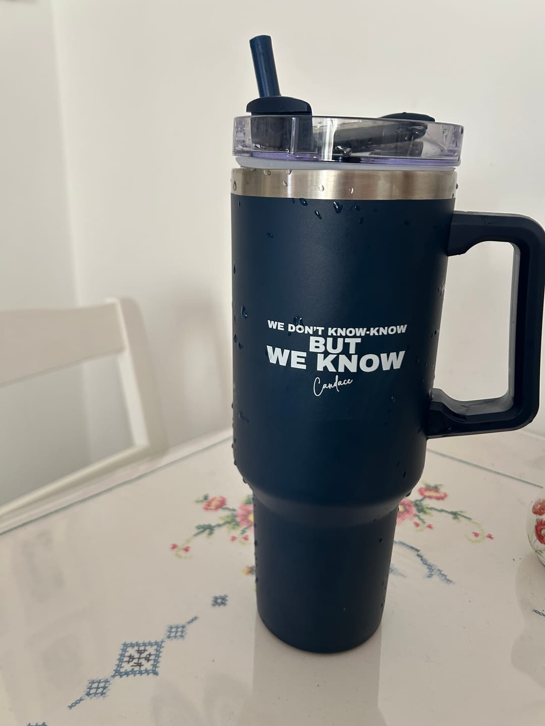 Customer photo review of WE KNOW STANDACE CUP