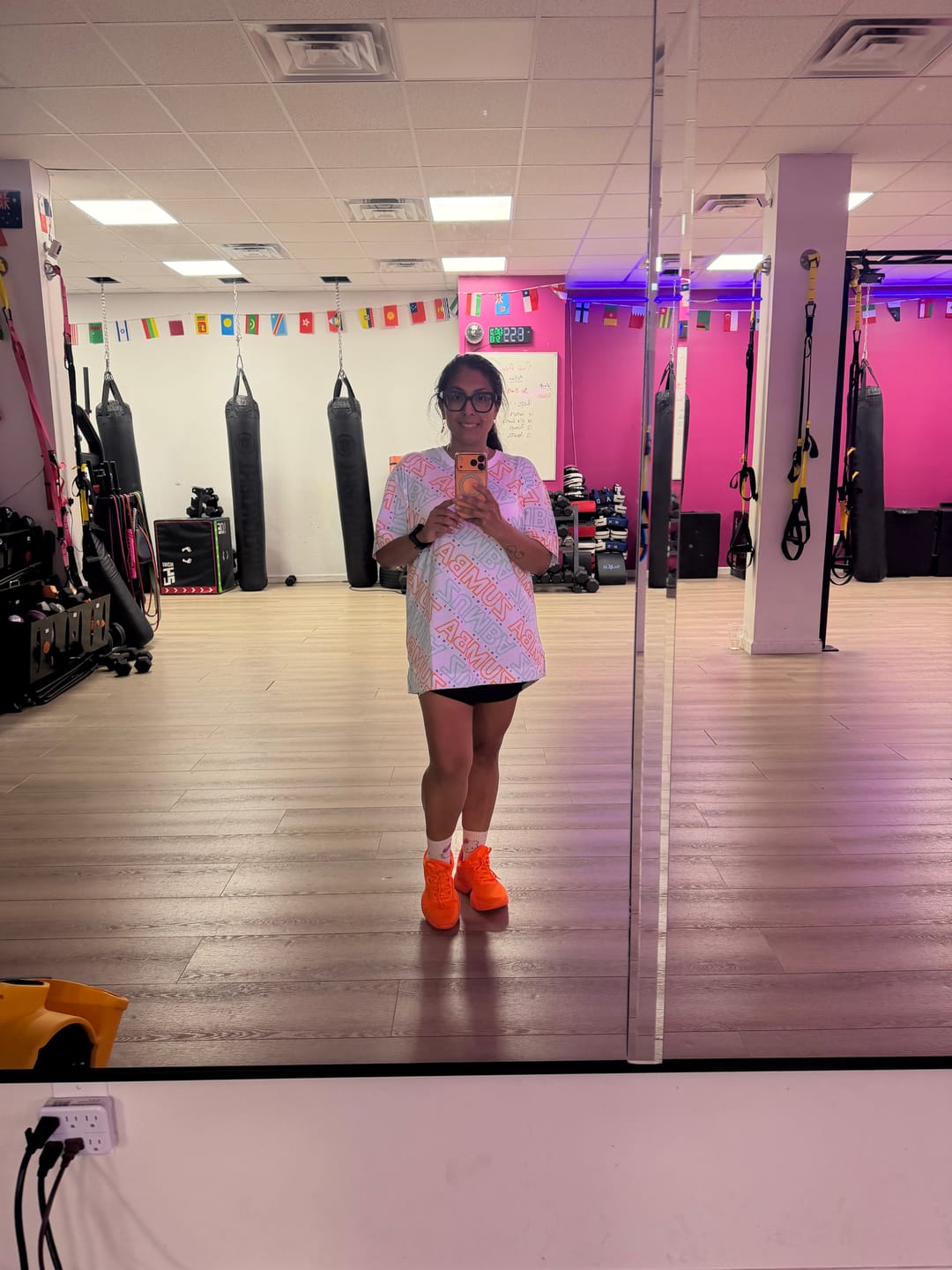 Customer photo review of Zumba 25 Mesh Double Layer Skort